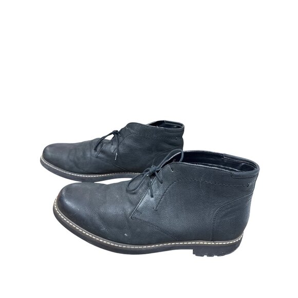 Florsheim mens black leather chucka ankle boots sz 13M SKU 9890 main image 9
